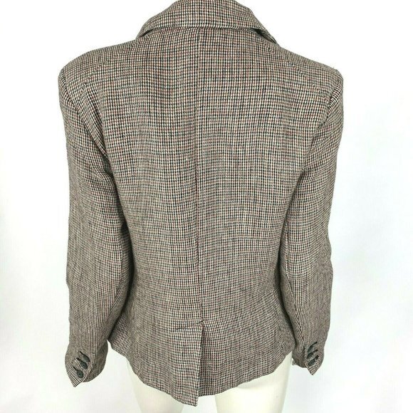 Free People Chess Blazer One Button Long Sleeve S - Picture 3 of 7